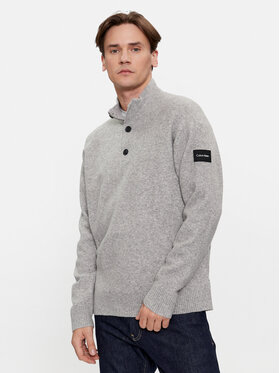 Calvin Klein Calvin Klein Džemper K10K111960 Siva Regular Fit