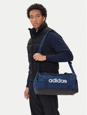 adidas adidas Taška Linear Duffel Bag Small IN6111 Tmavomodrá
