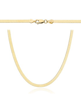 Fugart Fugart Naszyjnik Naszyjnik złoty taśma 50 cm FUG1-28-L00102-2 Złoty