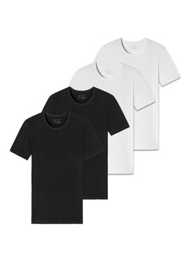 SCHIESSER SCHIESSER T-Shirt 27344 Czarny Comfort Fit