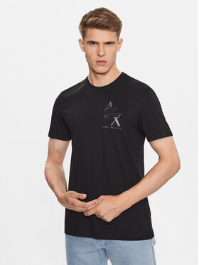 Armani Exchange Armani Exchange Póló 6RZTAM ZJ9TZ 1200 Fekete Regular Fit