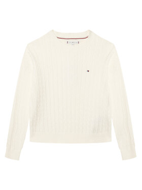 Tommy Hilfiger Tommy Hilfiger Svetr KG0KG08848 Écru Regular Fit