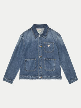 Guess Guess Дънково яке J5RL04 D45E0 Син Regular Fit