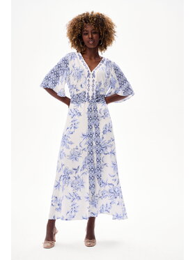 blue shadow blue shadow Sukienka Japonia Niebieski Regular Fit