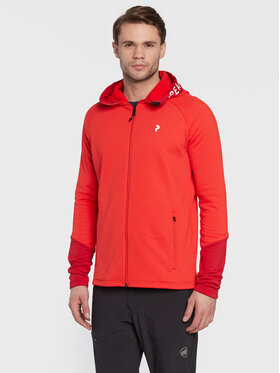 Peak Performance Peak Performance Felpa tecnica Rider G78833010 Rosso Regular Fit
