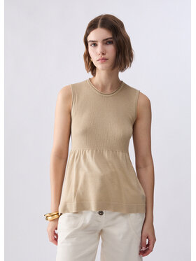 Liu Jo Liu Jo Maglione WF6180MS46JA4357 Beige Regular Fit