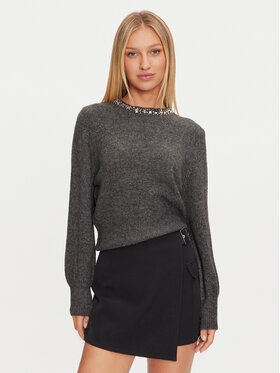 ONLY ONLY Pullover Elsa 15210667 Grau Regular Fit