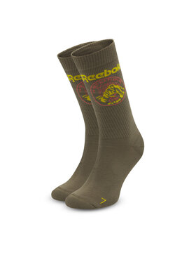 Reebok Reebok Високі шкарпетки unisex CL Outdoor Sock HD9946 Хакі