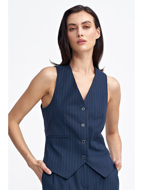 NIFE NIFE Kamizelka KA07 Granatowy Regular Fit