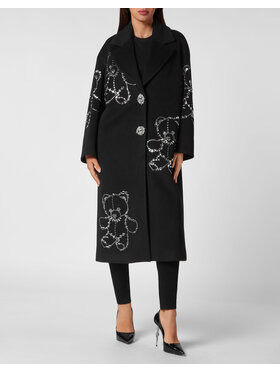 PHILIPP PLEIN PHILIPP PLEIN Cappotto invernale 1861 Nero Loose Fit