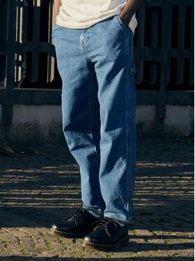 Lee Lee Jeansy CARPENTER Niebieski Loose Fit