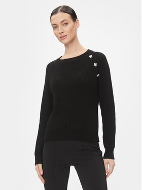 Kontatto Kontatto Pullover 3M1238 Schwarz Regular Fit