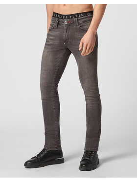 PHILIPP PLEIN PHILIPP PLEIN Jeansy 67 Šedá Slim Fit
