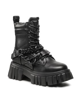 Buffalo Buffalo Čizme Lion Mid Chain BN12700801 Crna