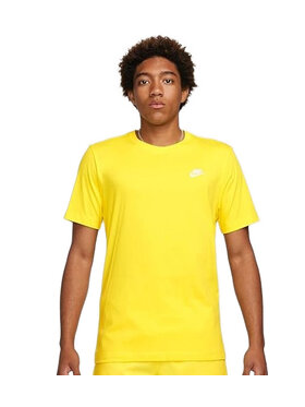 Nike Nike T-Shirt Sportswear Club Żółty Regular Fit