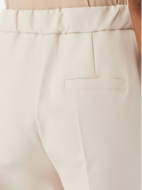 Maryley Maryley Штани з тканини 26EB598/43LA Бежевий Regular Fit