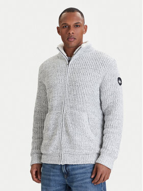 Quiksilver Quiksilver Kardiganas Boketto EQYSW03324 Pilka Regular Fit