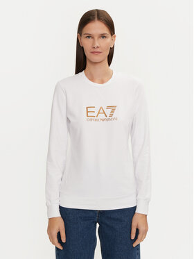 EA7 Emporio Armani EA7 Emporio Armani Pluus 8NTM35 TJTXZ 0186 Valge Regular Fit