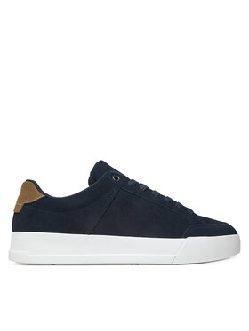Tommy Hilfiger Tommy Hilfiger Sneakersy Th Court Summer Suede FM0FM05517 Tmavomodrá