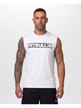 PITBULL PITBULL Koszulka techniczna Casual Sport HILLTOP Biały Regular Fit