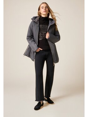 Oltre Oltre Giubbotto piumino F009R001490N023 Grigio Slim Fit