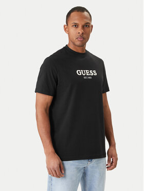 Guess Guess Tricou M6GI16 K3032 Negru Regular Fit