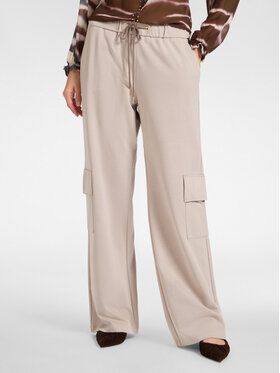 Elena Mirò Elena Mirò Spodnie materiałowe P059Z000135N002 Écru Regular Fit