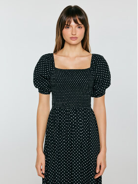 BIG STAR BIG STAR Sukienka codzienna SOTINI Czarny Tapered Fit