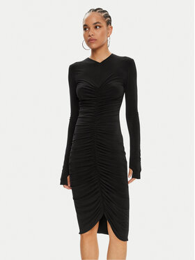 NORMA KAMALI NORMA KAMALI Coctailkleid KK1243PLD25001 Schwarz Slim Fit