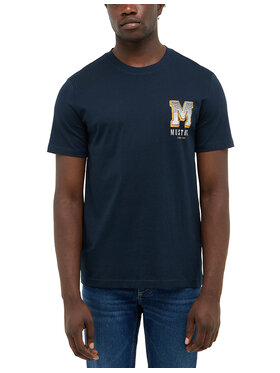 Mustang Mustang T-Shirt Style Austin Niebieski Regular Fit