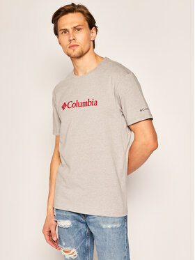 Columbia Columbia T-shirt CSC Basic Logo EM2180 Grigio Regular Fit