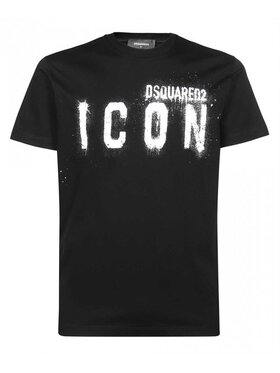 Dsquared2 Dsquared2 Tričko S79GC0039 S23009 900 Čierna Regular Fit