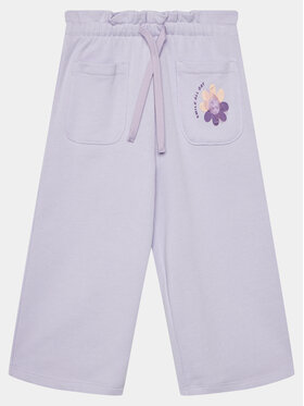 United Colors Of Benetton United Colors Of Benetton Текстилни панталони 3J68GF03R Виолетов Cropped Fit