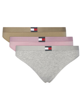 Tommy Hilfiger Tommy Hilfiger Komplekti kuulub 3 paari stringe UW0UW06139 Värviline