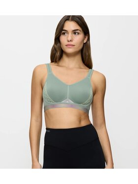 Triumph Triumph Biustonosz sportowy Triaction Cardio Flow 10205923 Zielony