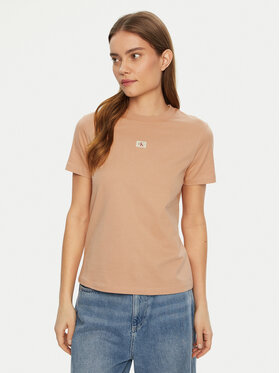 Calvin Klein Jeans Calvin Klein Jeans T-Shirt J20J225084 Oranžová Regular Fit