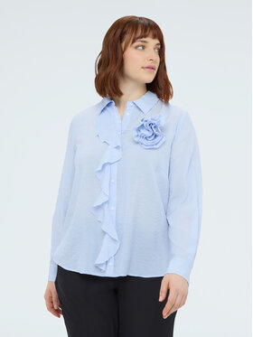 Fiorella Rubino Fiorella Rubino Koszula 5057T001462N0R4 Turkusowy Regular Fit