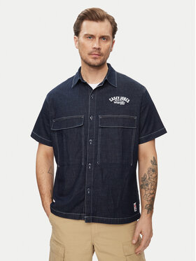 Wrangler Wrangler Jeanshemd Casey 112351229 Dunkelblau Relaxed Fit