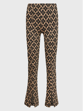 NKN Nekane NKN Nekane Hlače iz tkanine RA.LUPA Rjava Slim Fit