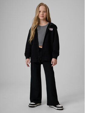 4F 4F Pantaloni da tuta 4FJRSS26TTROF1918-20S Nero Regular Fit