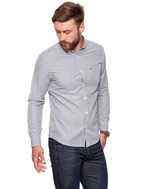 Wrangler Wrangler Koszula 1PKT BUTTON DOWN Niebieski Regular Fit