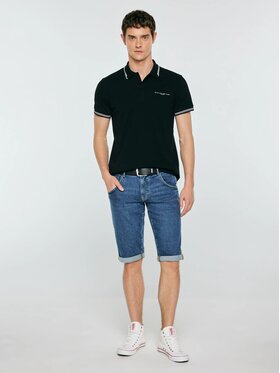 BIG STAR BIG STAR Szorty jeansowe CONNER_581_110 Niebieski Basic Fit