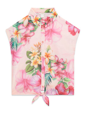 Guess Guess Hemd J6GH00 WA2T0 Rosa Regular Fit