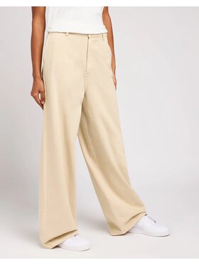 Lee Lee Spodnie materiałowe CHINO RELAXED Szary Loose Fit