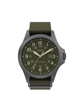 Timex Timex Laikrodis Expedition North Field Post Solar TW2V03700 Žalia