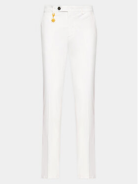 Manuel Ritz Manuel Ritz Pantaloni di tessuto 3432P1418T 233420 Bianco Regular Fit