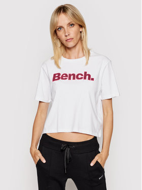 Bench Bench T-shirt Kay 117362 Bianco Regular Fit
