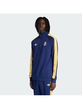 adidas adidas Bluza Real Madrid Originals Błękitny Regular Fit