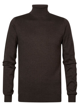 Petrol Industries Petrol Industries Πουλόβερ M-3030-KWC260 Καφέ Slim Fit