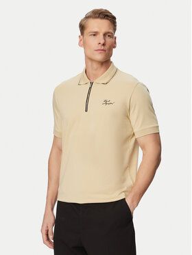 KARL LAGERFELD KARL LAGERFELD Pólóing 745021 562221 Bézs Regular Fit